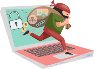 Free cybersecurity computer security hacking vector