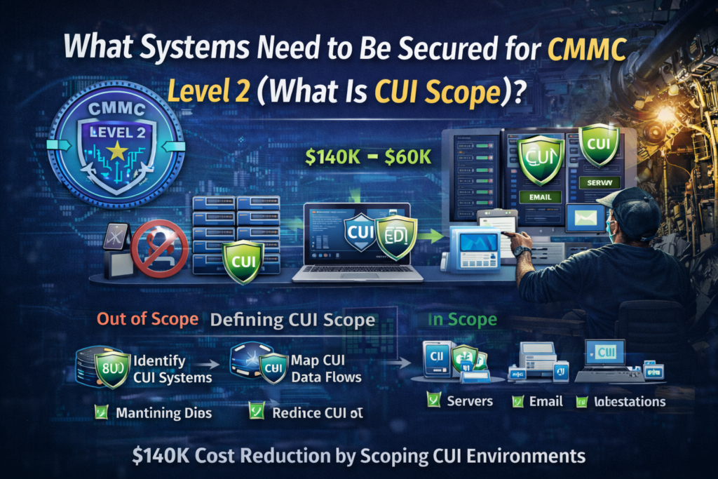 CUI Scope for CMMC Level 2 Compliance