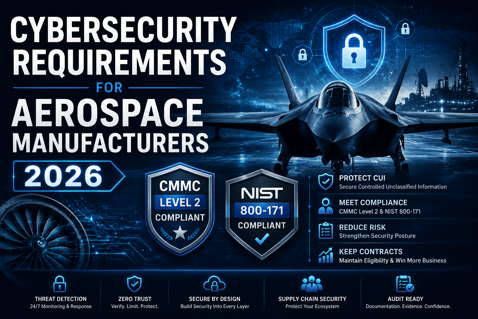Cybersecurity Requirements for Aerospace Manufacturers 2026