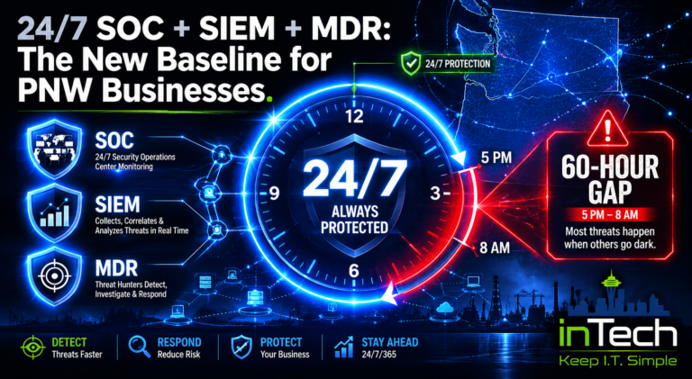 24/7 SOC + SIEM + MDR as the New Baseline