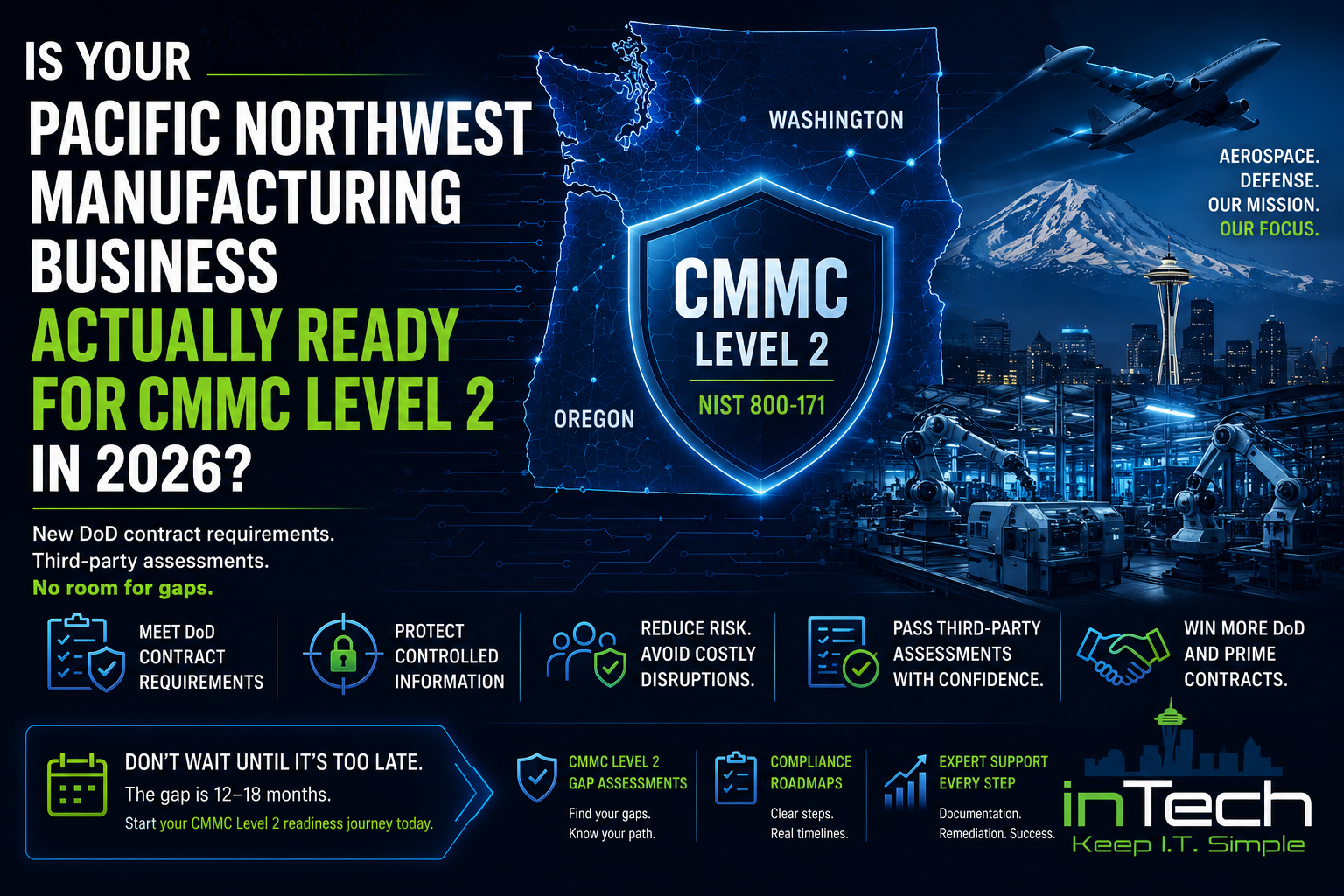 Is Your Pacific Northwest Manufacturing Business Actually Ready for CMMC Level 2 in 2026?