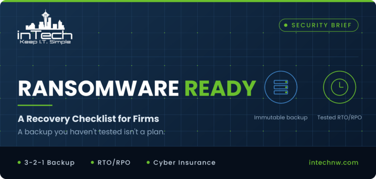 Ransomware and the Small Law Firm: A Recovery Readiness Checklist